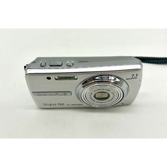 OLYMPUS Stylus 760 7.1 MP 3X Opt Zoom Digital Camera w/Battery & Charger Working - Picture 6 of 13